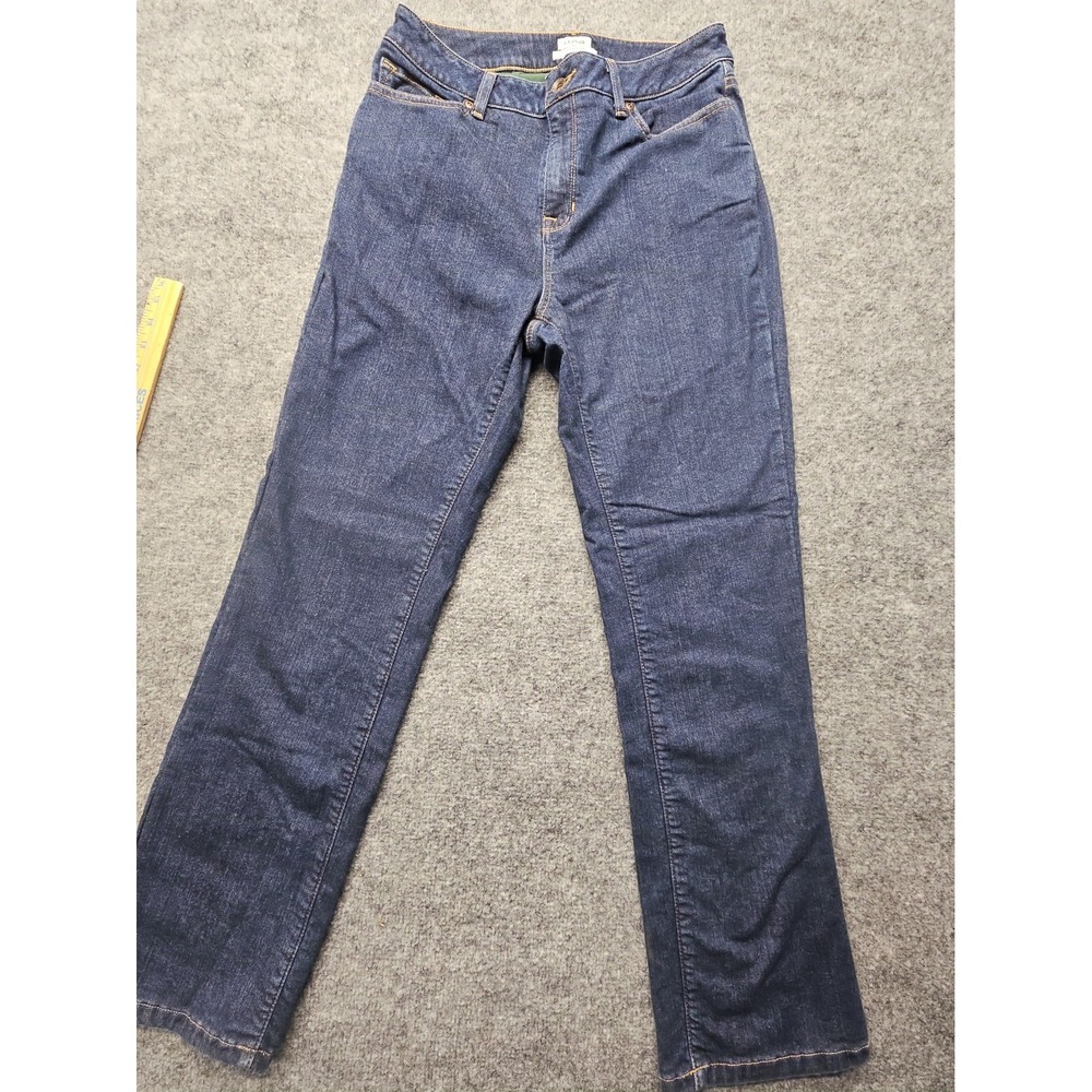 LL Bean Women's Lined Jeans Size 10(30x30) Classic Fit/Relaxed Comfy Casual